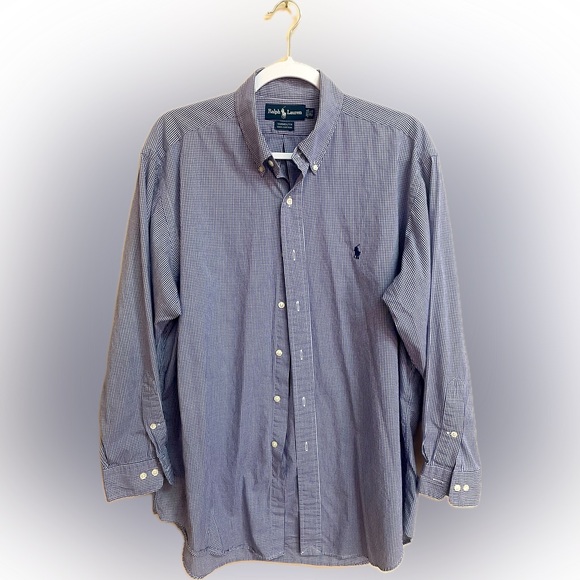 Polo Ralph Lauren Classic Fit Yarmouth Cotton Dress Shirt Men’s 16 1/2 32/33 - Picture 1 of 4